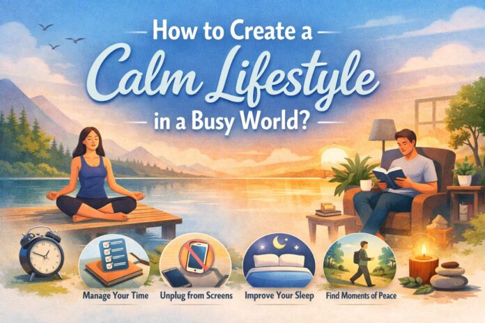 How to Create a Calm Lifestyle in a Busy World