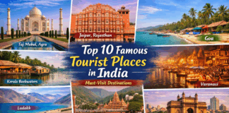 Top 10 Famous Tourist Places in India with Names Top 10 Famous Tourist Places in India with Names